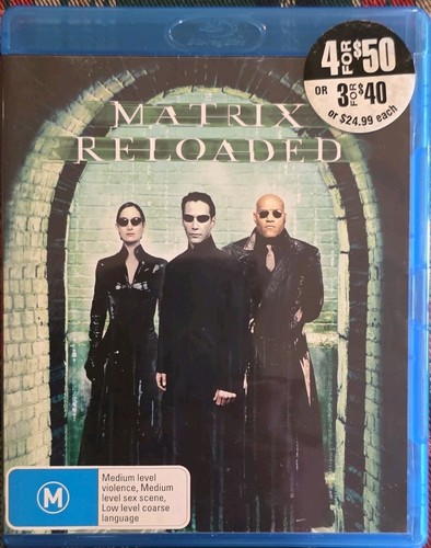 The Matrix Reloaded (2003) disc cover