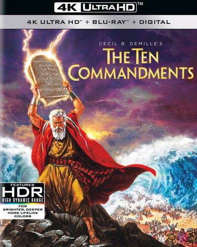 The Ten Commandments (1956) disc cover