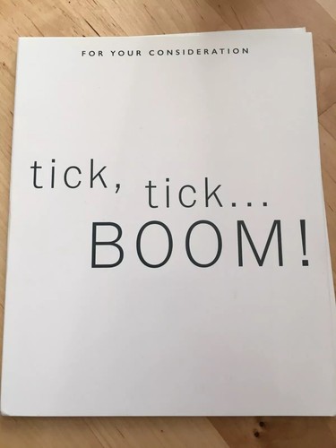 Tick, Tick... Boom! (2021) disc cover