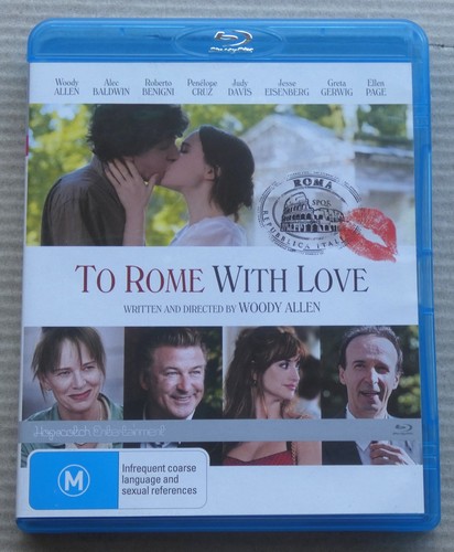 To Rome with Love (2012) disc cover