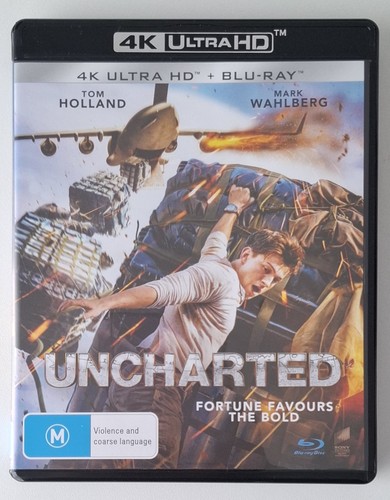 Uncharted (2022) disc cover