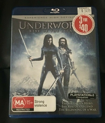 Underworld: Rise of the Lycans (2009) disc cover